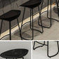 Contemporary Style Bar Stool Plastic Counter Bar Stool with Metal Legs Clearhalo 'Bar Furniture' 'Bar Stools' 'bar_stools' 'furn' 'furn_bar_stools' 'Furniture' 'furniture_bar_stools' 'Kitchen & Dining Furniture' 5457316