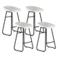 Contemporary Style Bar Stool Plastic Counter Bar Stool with Metal Legs Clearhalo 'Bar Furniture' 'Bar Stools' 'bar_stools' 'furn' 'furn_bar_stools' 'Furniture' 'furniture_bar_stools' 'Kitchen & Dining Furniture' 5457317