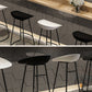 Contemporary Style Bar Stool Plastic Counter Bar Stool with Metal Legs Clearhalo 'Bar Furniture' 'Bar Stools' 'bar_stools' 'furn' 'furn_bar_stools' 'Furniture' 'furniture_bar_stools' 'Kitchen & Dining Furniture' 5457318