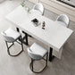 Scandinavian Bucket Counter & Bar Stool Faux Leather Bar Stool for Dining Room Clearhalo 'Bar Furniture' 'Bar Stools' 'bar_stools' 'furn' 'furn_bar_stools' 'Furniture' 'Kitchen & Dining Furniture' 5457417