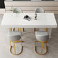 Scandinavian Bucket Counter & Bar Stool Faux Leather Bar Stool for Dining Room Clearhalo 'Bar Furniture' 'Bar Stools' 'bar_stools' 'furn' 'furn_bar_stools' 'Furniture' 'Kitchen & Dining Furniture' 5457428