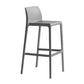 Modern Bar-stool Plastic Counter Bar Stool with Plastic Legs for Restaurant