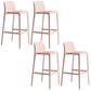 Modern Bar-stool Plastic Counter Bar Stool with Plastic Legs for Restaurant