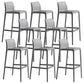 Modern Bar-stool Plastic Counter Bar Stool with Plastic Legs for Restaurant
