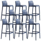 Modern Bar-stool Plastic Counter Bar Stool with Plastic Legs for Restaurant
