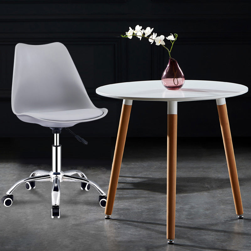 Contemporary Style Bar Stool Liftable Counter Bar Stool with Metal Legs Clearhalo 'Bar Furniture' 'Bar Stools' 'bar_stools' 'furn' 'furn_bar_stools' 'Furniture' 'furniture_bar_stools' 'Kitchen & Dining Furniture' 5457521