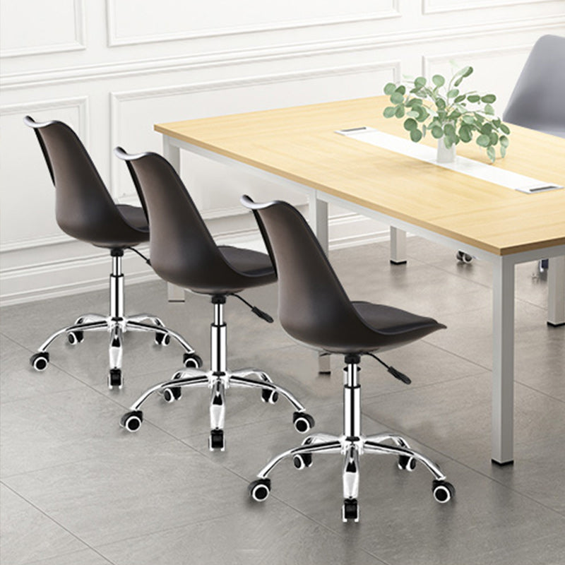 Contemporary Style Bar Stool Liftable Counter Bar Stool with Metal Legs Clearhalo 'Bar Furniture' 'Bar Stools' 'bar_stools' 'furn' 'furn_bar_stools' 'Furniture' 'furniture_bar_stools' 'Kitchen & Dining Furniture' 5457526