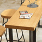 Modern Natural Pub Dining Set 1/2/4/5/7 Pieces Wood and Metal Bar Pub Table Set Clearhalo 'Bar Furniture' 'furn' 'furn_home_bar_bar_sets' 'Furniture' 'Home Bars & Bar Sets' 'home_bar_bar_sets' 'Kitchen & Dining Furniture' 5457736