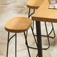 Modern Natural Pub Dining Set 1/2/4/5/7 Pieces Wood and Metal Bar Pub Table Set Clearhalo 'Bar Furniture' 'furn' 'furn_home_bar_bar_sets' 'Furniture' 'Home Bars & Bar Sets' 'home_bar_bar_sets' 'Kitchen & Dining Furniture' 5457738