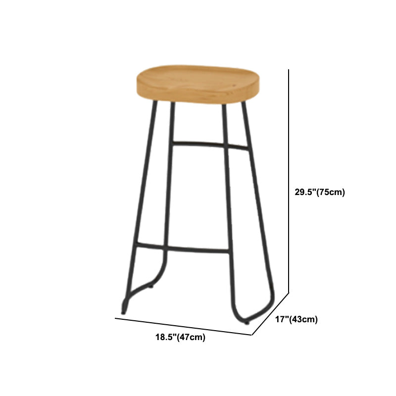 Modern Natural Pub Dining Set 1/2/4/5/7 Pieces Wood and Metal Bar Pub Table Set Clearhalo 'Bar Furniture' 'furn' 'furn_home_bar_bar_sets' 'Furniture' 'Home Bars & Bar Sets' 'home_bar_bar_sets' 'Kitchen & Dining Furniture' 5457751