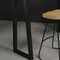 Table de bar de 1/3 pièces moderne