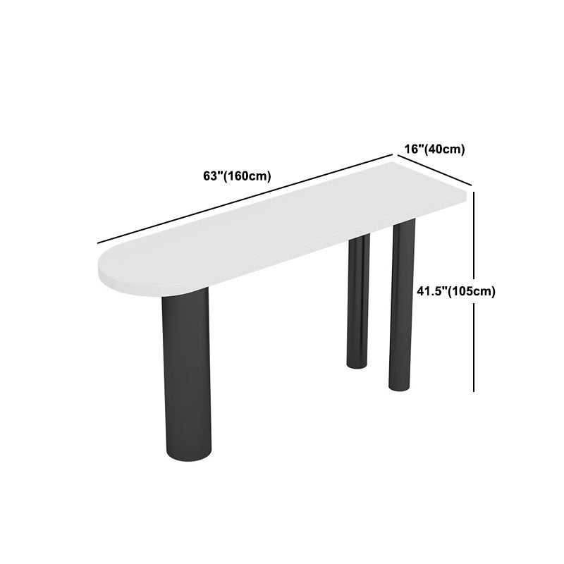 Table de bar de 1/3 pièces moderne Table de comptoir en pierre avec tabourets hauts