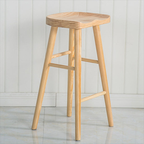 Industriële rechthoek houten balk tafel ingesteld 1/4/5 stukken tegen tafel met rugloze krukken