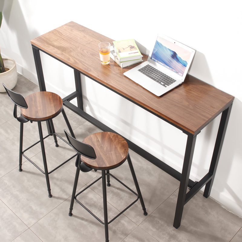 Set di tavoli da bar di lusso tradizionale 1/2/3 pezzi con una base nera