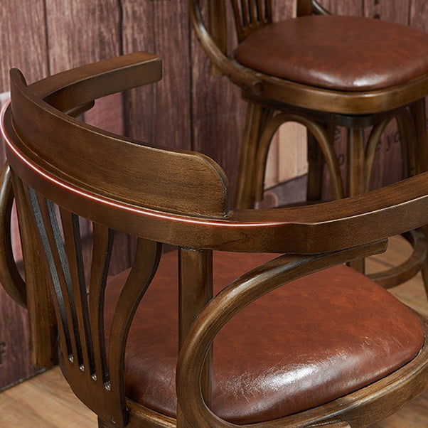 Industrial Solid Wood Bar Table Set 1/3/4/5 Pieces Counter Table with High Stools Clearhalo 'Bar Furniture' 'furn' 'furn_home_bar_bar_sets' 'Furniture' 'Home Bars & Bar Sets' 'home_bar_bar_sets' 'Kitchen & Dining Furniture' 5457925