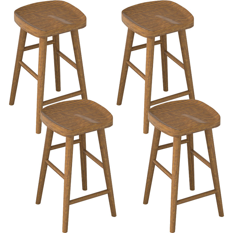 Rectangle Rectangle Table de table de barres massifs 1/4/5/7