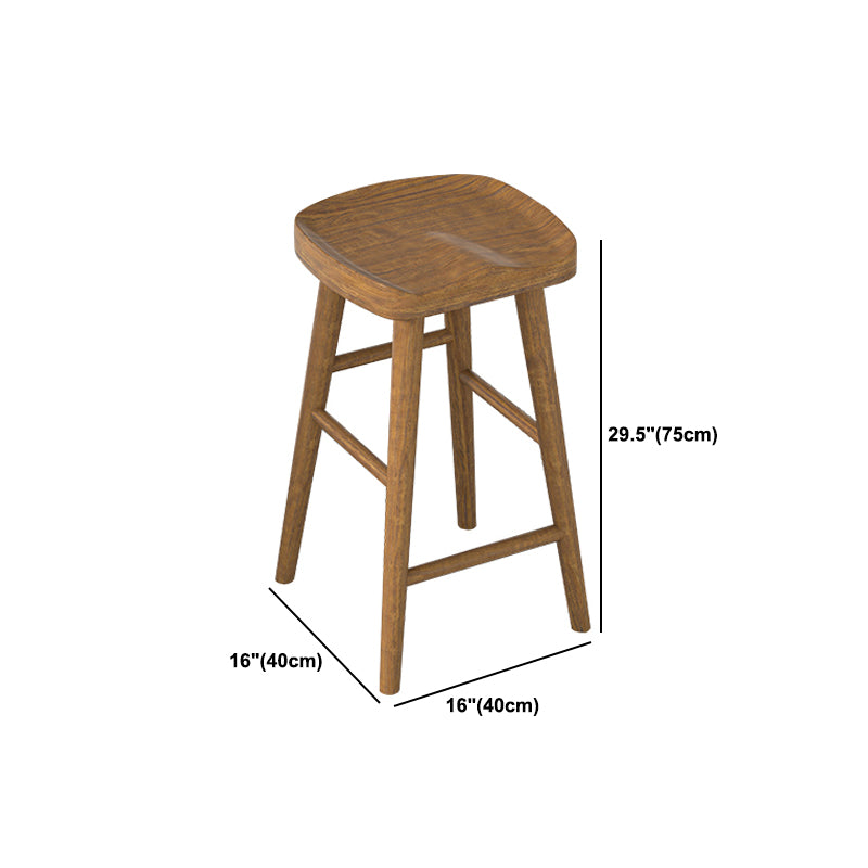 Rectangle Rectangle Table de table de barres massifs 1/4/5/7