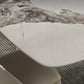 Modern Kitchen Stone Furniture 1/4/5/7 Pieces Rectangle Dining Room Table with Side Chairs Clearhalo 'Dining Room Sets' 'Dining Tables & Seating' 'dining_room_set' 'furn' 'furn_dining_room_set' 'Furniture' 'Kitchen & Dining Furniture' 5457975