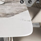Modern Kitchen Stone Furniture 1/4/5/7 Pieces Rectangle Dining Room Table with Side Chairs Clearhalo 'Dining Room Sets' 'Dining Tables & Seating' 'dining_room_set' 'furn' 'furn_dining_room_set' 'Furniture' 'Kitchen & Dining Furniture' 5457976