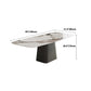 Modern Kitchen Stone Furniture 1/4/5/7 Pieces Rectangle Dining Room Table with Side Chairs Clearhalo 'Dining Room Sets' 'Dining Tables & Seating' 'dining_room_set' 'furn' 'furn_dining_room_set' 'Furniture' 'Kitchen & Dining Furniture' 5457980