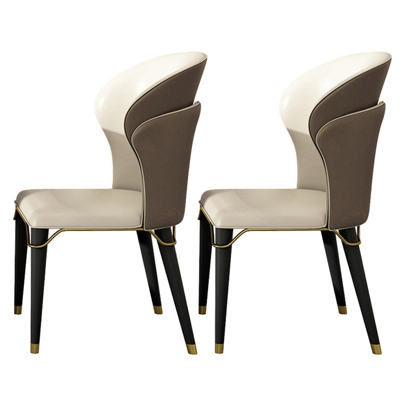 Nordic Sintered Stone Top Dining Set Rectangle 1/2/5/6 Pieces Dinette Table Set 2 Beige Chairs Clearhalo 'Dining Room Sets' 'Dining Tables & Seating' 'dining_room_set' 'furn' 'furn_dining_room_set' 'Furniture' 'Kitchen & Dining Furniture' 5457988