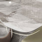 Nordic Sintered Stone Top Dining Set Rectangle 1/2/5/6 Pieces Dinette Table Set Clearhalo 'Dining Room Sets' 'Dining Tables & Seating' 'dining_room_set' 'furn' 'furn_dining_room_set' 'Furniture' 'Kitchen & Dining Furniture' 5457994