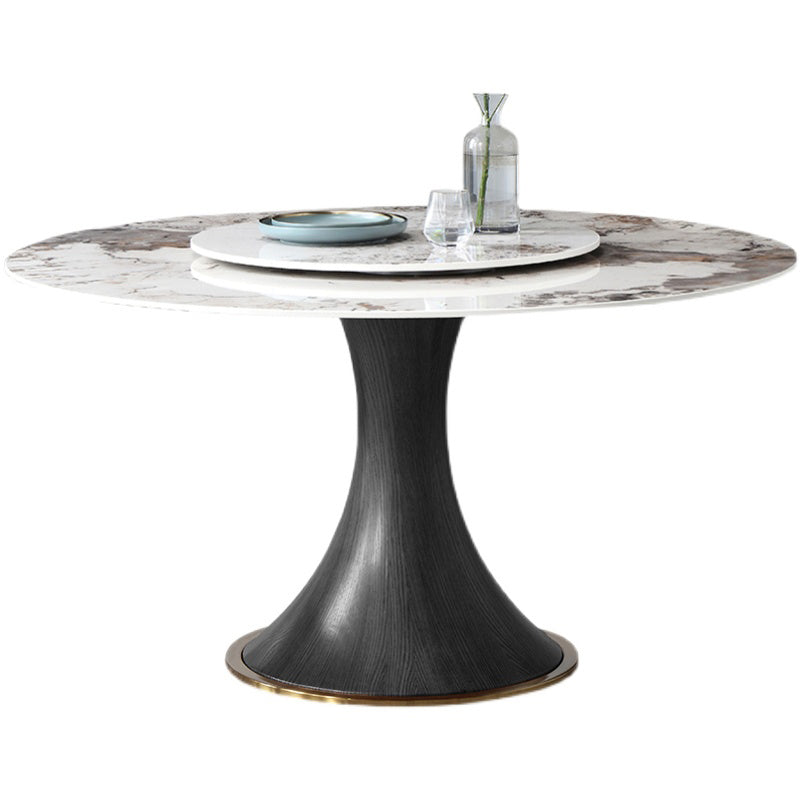 Moderne eetset 1/4/5-delige massief houten eettafel met stoelen