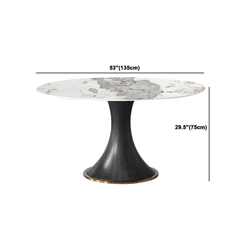 Moderne eetset 1/4/5-delige massief houten eettafel met stoelen