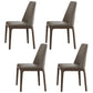 Modern Sintered Stone Top Dining Set Rectangle 1/4/5/7 Pieces Wooden Table Set 4 Grey Chairs Clearhalo 'Dining Room Sets' 'Dining Tables & Seating' 'dining_room_set' 'furn' 'furn_dining_room_set' 'Furniture' 'Kitchen & Dining Furniture' 5458074