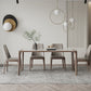 Modern Sintered Stone Top Dining Set Rectangle 1/4/5/7 Pieces Wooden Table Set Clearhalo 'Dining Room Sets' 'Dining Tables & Seating' 'dining_room_set' 'furn' 'furn_dining_room_set' 'Furniture' 'Kitchen & Dining Furniture' 5458076