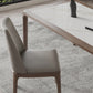 Modern Sintered Stone Top Dining Set Rectangle 1/4/5/7 Pieces Wooden Table Set Clearhalo 'Dining Room Sets' 'Dining Tables & Seating' 'dining_room_set' 'furn' 'furn_dining_room_set' 'Furniture' 'Kitchen & Dining Furniture' 5458081