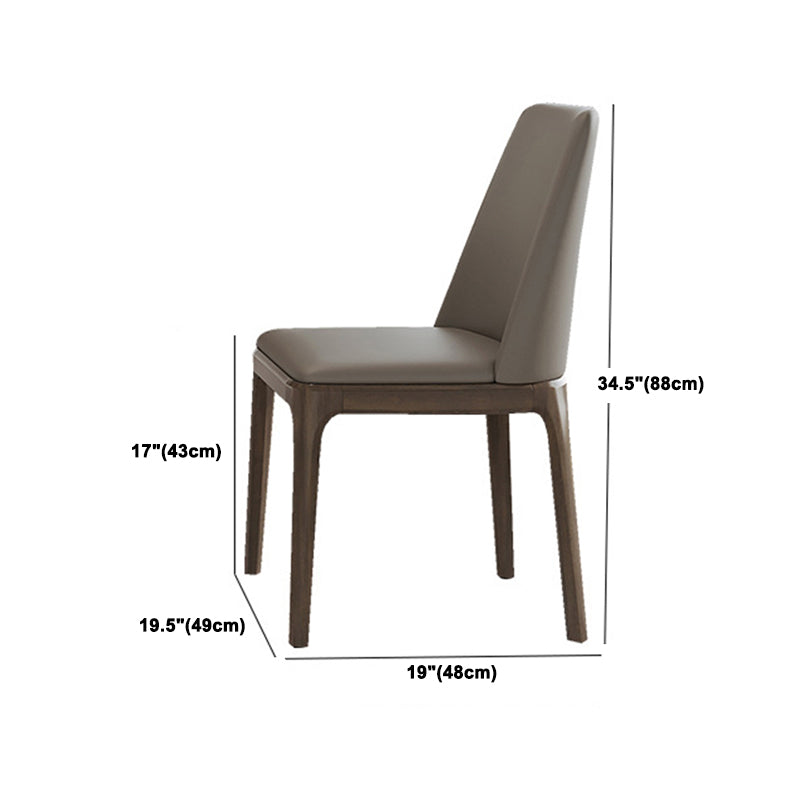 Modern Sintered Stone Top Dining Set Rectangle 1/4/5/7 Pieces Wooden Table Set Clearhalo 'Dining Room Sets' 'Dining Tables & Seating' 'dining_room_set' 'furn' 'furn_dining_room_set' 'Furniture' 'Kitchen & Dining Furniture' 5458083