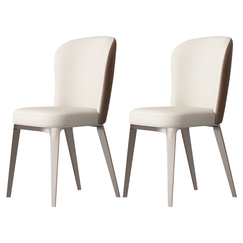 Modern Sintered Stone Dining Table Set 1/2/5/7/9 Pieces Dining Set for Home Use 2 Beige Chairs Clearhalo 'Dining Room Sets' 'Dining Tables & Seating' 'dining_room_set' 'furn' 'furn_dining_room_set' 'Furniture' 'Kitchen & Dining Furniture' 5458155