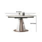 Modern Sintered Stone Dining Table Set 1/2/5/7/9 Pieces Dining Set for Home Use Clearhalo 'Dining Room Sets' 'Dining Tables & Seating' 'dining_room_set' 'furn' 'furn_dining_room_set' 'Furniture' 'Kitchen & Dining Furniture' 5458167