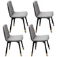 Glam Style Sintered Stone Dining Set Rectangle 1/2/4/6/7 Pieces Dining Set 4 Light Grey Chairs Clearhalo 'Dining Room Sets' 'Dining Tables & Seating' 'dining_room_set' 'furn' 'furn_dining_room_set' 'Furniture' 'Kitchen & Dining Furniture' 5458191