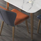 Sintered Stone Dining Table Modern Kitchen Furniture with 4 Metal Legs