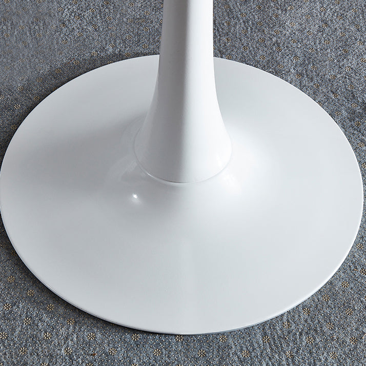 Round Dining Table Contemporary Style Stone Dining Site Table with Tulip Base Clearhalo 'Dining Tables & Seating' 'Dining Tables' 'dining_table' 'furn' 'furn_dining_table' 'Furniture' 'Kitchen & Dining Furniture' 5458337