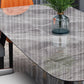 Traditional Luxury Stone Dining Table Rectangle Tripod Base Dining Table