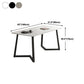 Industrial Style Dining Table Sintered Stone Rectangle Table for Home Clearhalo 'Dining Tables & Seating' 'Dining Tables' 'dining_table' 'furn' 'furn_dining_table' 'Furniture' 'Kitchen & Dining Furniture' 5458479