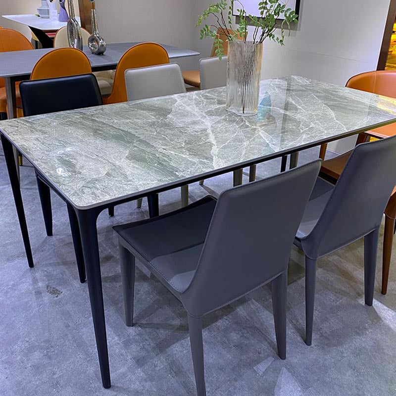 Contemporary Style Dining Chairs Armless Chair with Metal Legs for Kitchen Clearhalo 'Dining Chairs' 'Dining Tables & Seating' 'dining_chair' 'furn' 'furn_dining_chair' 'Furniture' 'Kitchen & Dining Furniture' 5458592