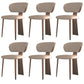 Nordic Glam Style Chair Dining Armless Chairs for Kitchen with Metal Legs Rose Gold 6 Piece Set Clearhalo 'Dining Chairs' 'Dining Tables & Seating' 'dining_chair' 'furn' 'furn_dining_chair' 'Furniture' 'Kitchen & Dining Furniture' 5458655