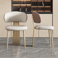 Nordic Glam Style Chair Dining Armless Chairs for Kitchen with Metal Legs Clearhalo 'Dining Chairs' 'Dining Tables & Seating' 'dining_chair' 'furn' 'furn_dining_chair' 'Furniture' 'Kitchen & Dining Furniture' 5458656