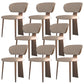 Nordic Glam Style Chair Dining Armless Chairs for Kitchen with Metal Legs Rose Gold 8 Piece Set Clearhalo 'Dining Chairs' 'Dining Tables & Seating' 'dining_chair' 'furn' 'furn_dining_chair' 'Furniture' 'Kitchen & Dining Furniture' 5458657