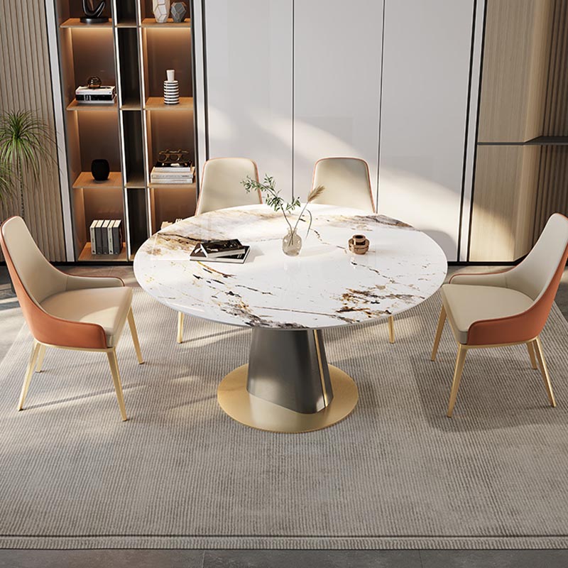 Nordic Glam Style Chair Dining Arm Chairs for Kitchen with Metal Legs Clearhalo 'Dining Chairs' 'Dining Tables & Seating' 'dining_chair' 'furn' 'furn_dining_chair' 'Furniture' 'Kitchen & Dining Furniture' 5458685