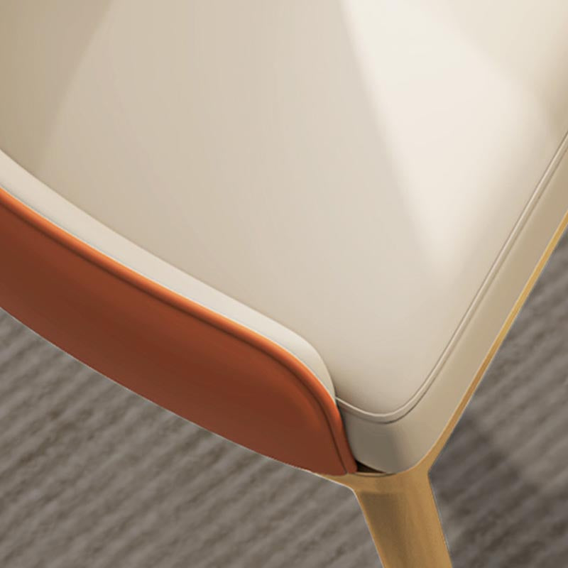 Nordic Glam Style Chair Dining Arm Chairs for Kitchen with Metal Legs Clearhalo 'Dining Chairs' 'Dining Tables & Seating' 'dining_chair' 'furn' 'furn_dining_chair' 'Furniture' 'Kitchen & Dining Furniture' 5458699