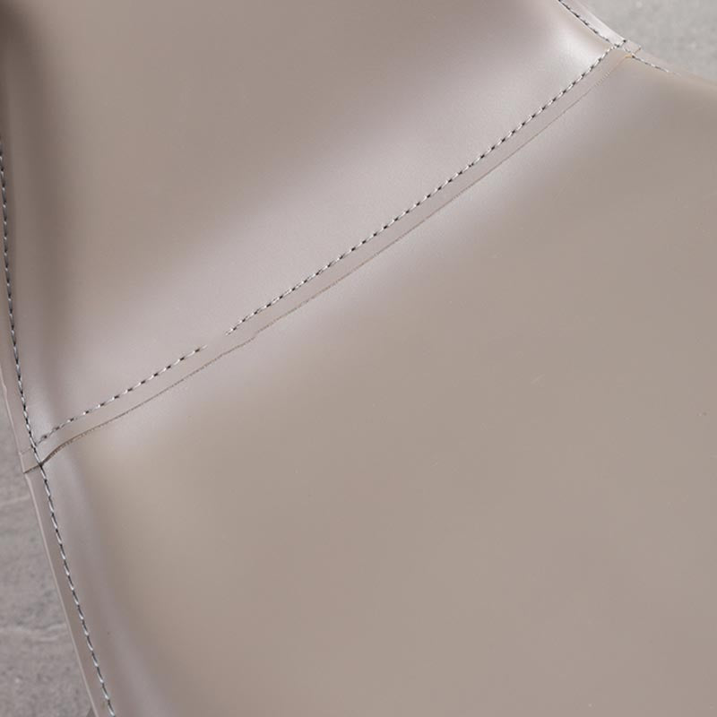 Contemporary Chairs Armless Dining Chair with Metal Legs for Kitchen