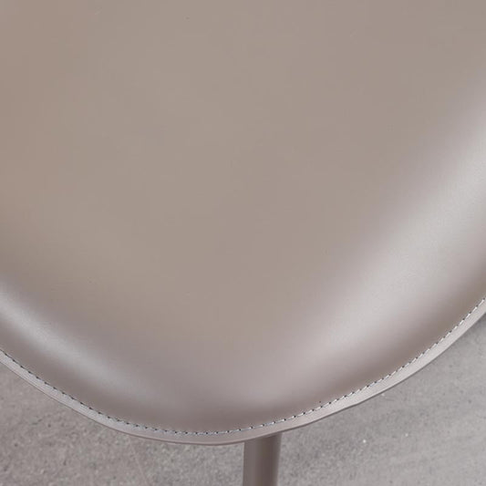 Chaises contemporaines chaise à manger sans bras avec des jambes en métal pour la cuisine