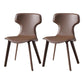Contemporary Chairs Armless Dining Chair with Metal Legs for Kitchen