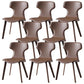 Contemporary Chairs Armless Dining Chair with Metal Legs for Kitchen