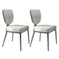 Contemporary Chairs Armless Dining Chairs with Metal Legs for Kitchen